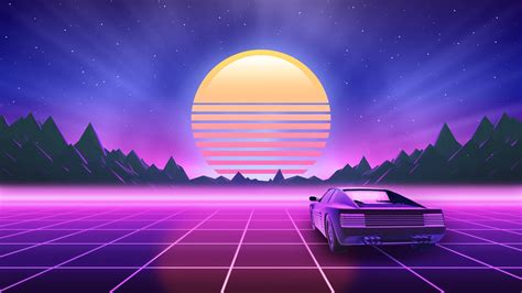 Download Drive Synthwave Retrowave Royalty Free Stock Illustration