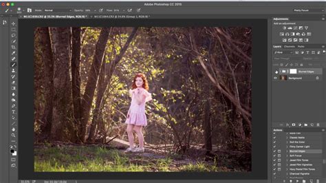 How To Blur The Edges Of Your Image A Photoshop Tutorial Youtube