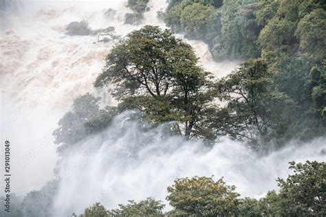 Shivanasamudra Falls In Chamarajanagar District Of The State Of