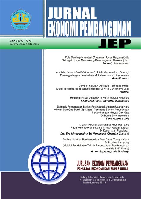 Contoh Judul Skripsi Ekonomi Pembangunan - Homecare24