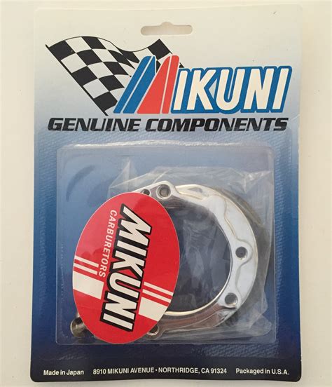 During this controlling process, the air pressure within the engine is determined by the speed. HS42/001-CHR-K Mikuni Chrome HSR Adapter Kit-CV & S&S ...