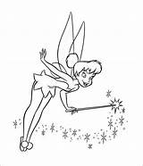 Tinkerbell Coloring Pages Templates Template Printable Tinker Fairy Bell Disney Colouring Drawing Color Print Kids Wand Stencils Cartoon Vector Campanita sketch template
