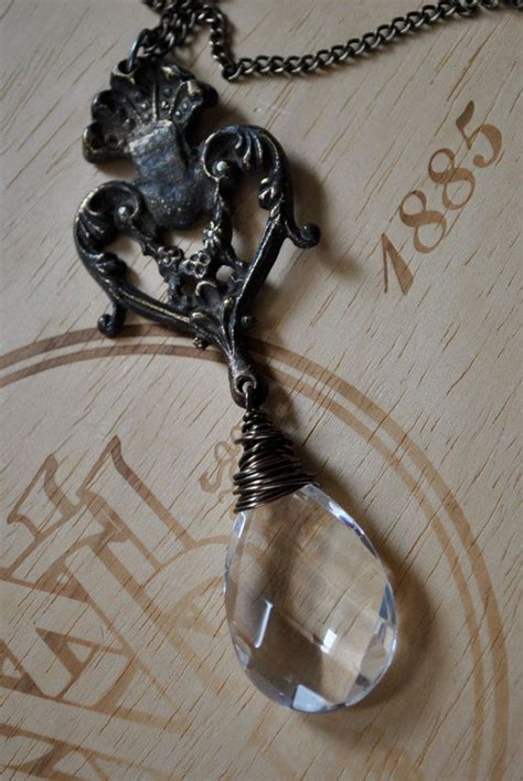 We are authorized dealer of asfour crystals. Antique Chandelier Crystal Necklace $58 | Crystal jewelry ...