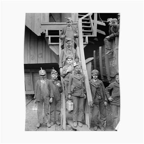 Póster Coal Breaker Boys 1900 Foto De época De Historyphoto Redbubble