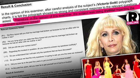 In the startling video 'noah', whose another added: It's True! Victoria Gotti Passes Lie Detector Test Over ...