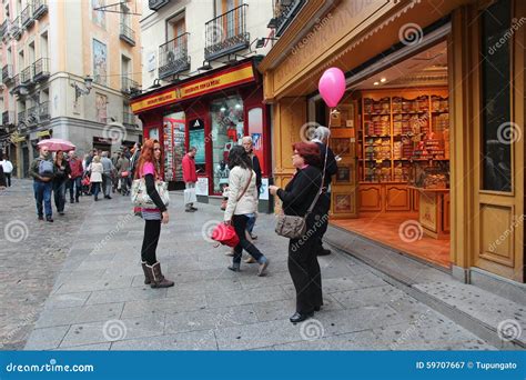 Madrid Shopping Editorial Photography Image Of Shopping 59707667