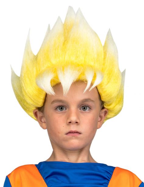 Peluca Super Saiyajin Goku Dragon Ball™ Niño Accesoriosy Disfraces