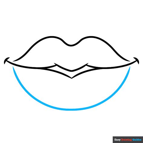 How To Draw Cartoon Lips Really Easy Drawing Tutorial