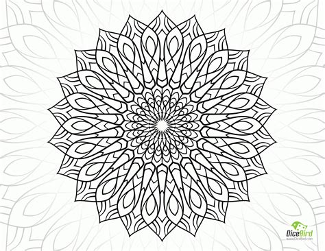 Complex Geometric Coloring Pages At Free Printable