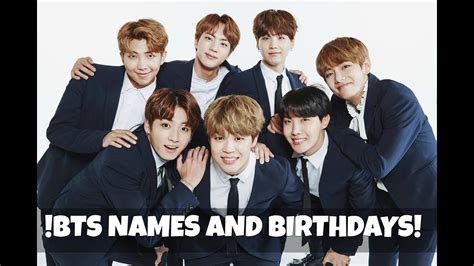 Pictures Of Bts Members And Their Names Btsjullle