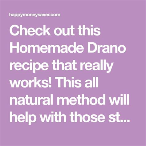 Check Out This Homemade Drano Recipe That Really Works This All Natural Method Will Help With