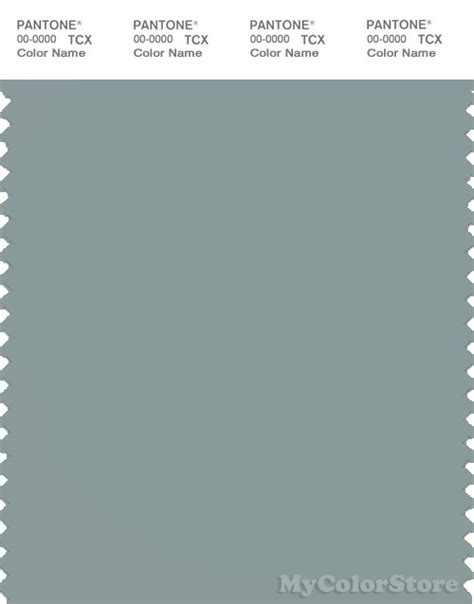 Pantone Smart 16 4706 Tcx Color Swatch Card Pantone Silver Blue