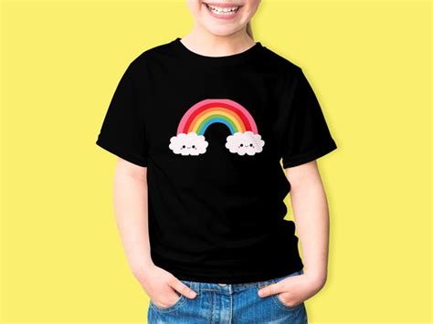 Camiseta Infantil Arco Íris Elo7 Produtos Especiais