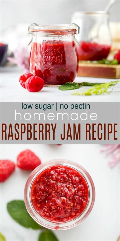 Homemade Raspberry Jam Recipe Without Pectin Joyful Healthy Eats
