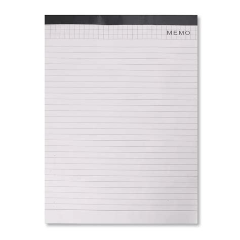 A4 Lined A4 Check Paper Notepad Refills Office Document Folder