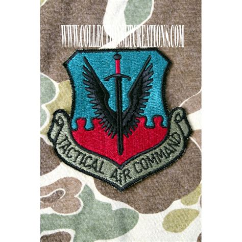 Patch Tactical Air Command Subdued Collections Et Créations