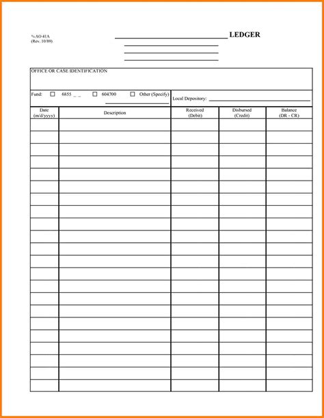 Blank Accounting Worksheets Accounting Worksheet