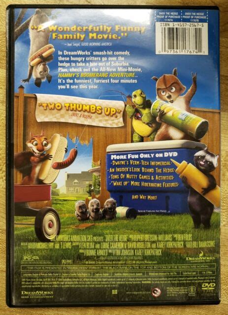 Over The Hedge Dvd 2006 Widescreen Version Ebay