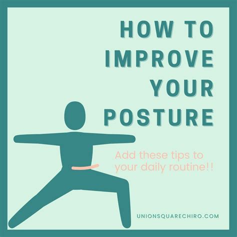 How To Improve Your Posture Union Square Chiropractic