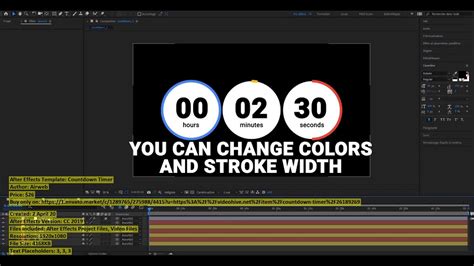 Countdown Timer | After Effects Template | VideoHive 26189269 - YouTube