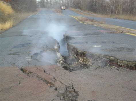 Centralia Pa Is A Ghost Town The Result Of An Underground Mine Fire