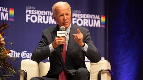 Joe Biden Has Tense Exchange Over Lgbtq Record The New York Times