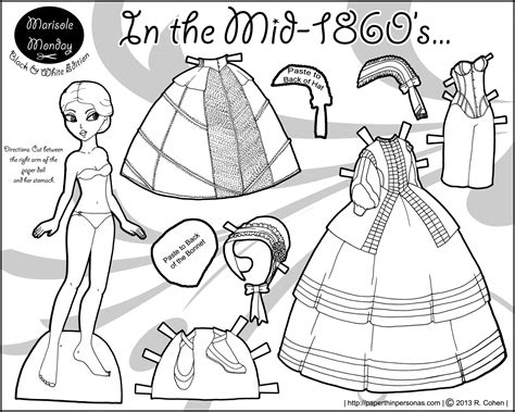 Best dress up games coloring pages. Thumbnail link image printable paper doll