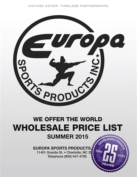 2015 Europa Sports Products Catalog Series Tammy Tufty