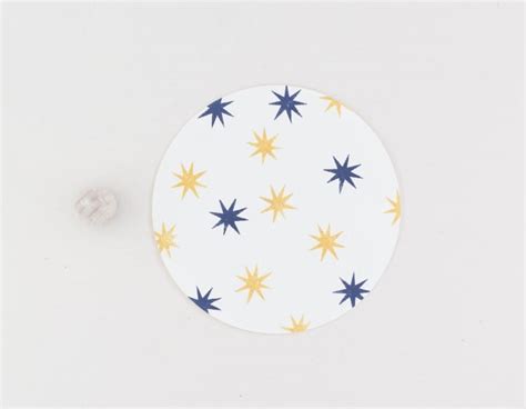 Cosmic Star Mini Rubber Stamp By Perlenfischer Artcuts