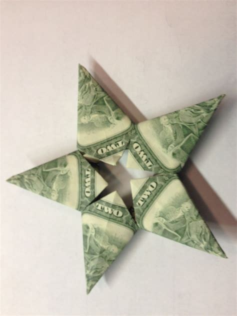 T Idea Decorative Way To Give Money Can Also Make A 6 Pt Star