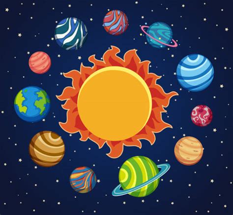 Solar System Clipart Pictures Illustrations Royalty Free Vector