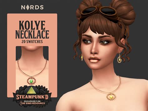 Nords Steampunked Kolye Necklace Sims Sims 4 Sims Resource
