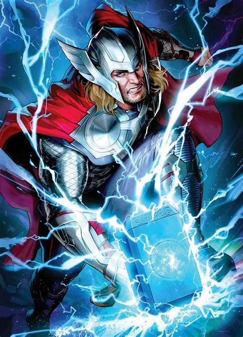 Mcu Thor Comic Art Marvel Heroes