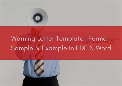 Maybe you would like to learn more about one of these? Warning Letter Template -Format, Sample & Example in PDF ...