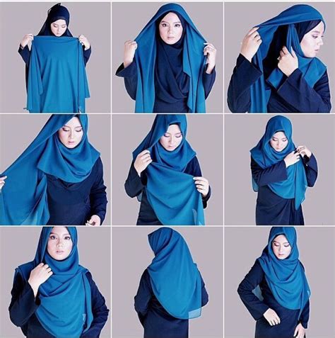 8 Tutorial Hijab Menutup Dada Bergaya Sedikit Berbeda