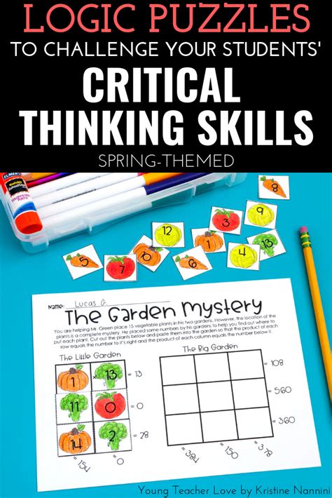 Spring Logic Puzzles Brain Teasers Critical Thinking Review