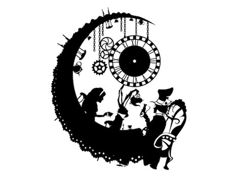 Mad hatter svg Alice in Wonderland SVG White Rabbit svg | Etsy