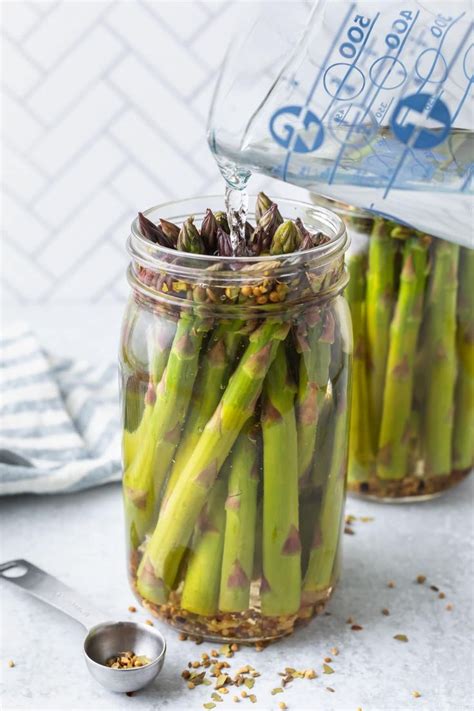Quick Pickled Asparagus No Canning Necessary Simply Whisked