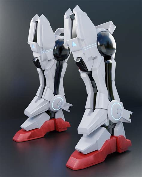 Gundum Legs Japanese Robot Anime Finished Projects Blender Artists Community