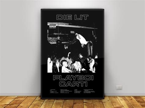 Playboi Carti Die Lit Album Cover Print Wall Art