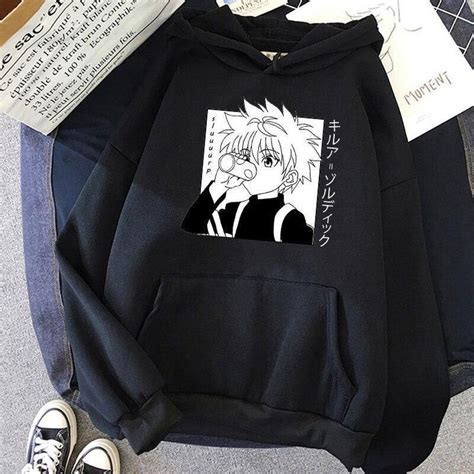 Killua Zoldyck Hoodie Hoodies Anime Hoodie Graphic Sweatshirt