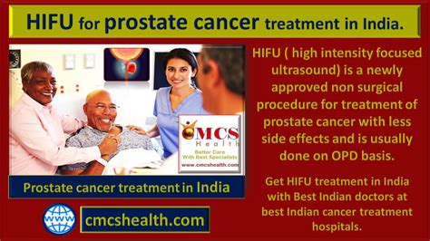 Hifu For Prostate Cancer Treatment In India Medical Tourism In India Medical Tour India