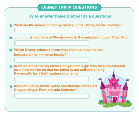 Disney Trivia Questions With Answers