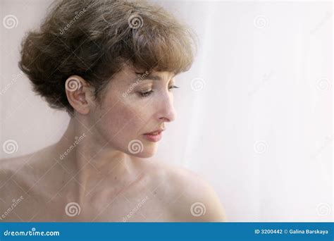 Topless Woman In Lingerie Stock Photo Cartoondealer Com