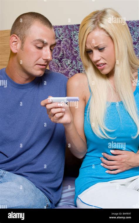 couple using a home pregnancy test a pregnancy test attempts to determine whether or not a
