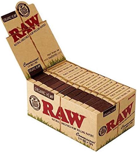 Collectibles Tobacciana Raw Organic Hemp Pre Rolled Cones Rolling Papers Box Packs