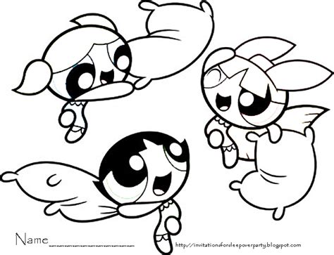 The Powerpuff Girls Coloring Pages Free Minister Coloring