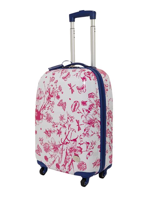 Check spelling or type a new query. Dickins & jones Spring Butterfly Floral 4 Wheel Hard Cabin ...