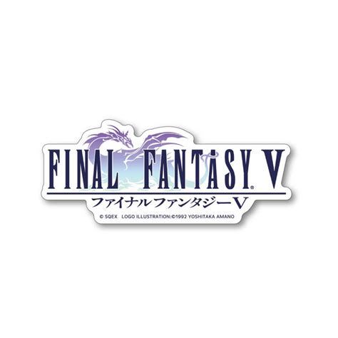 Sticker Final Fantasy V Logo Meccha Japan