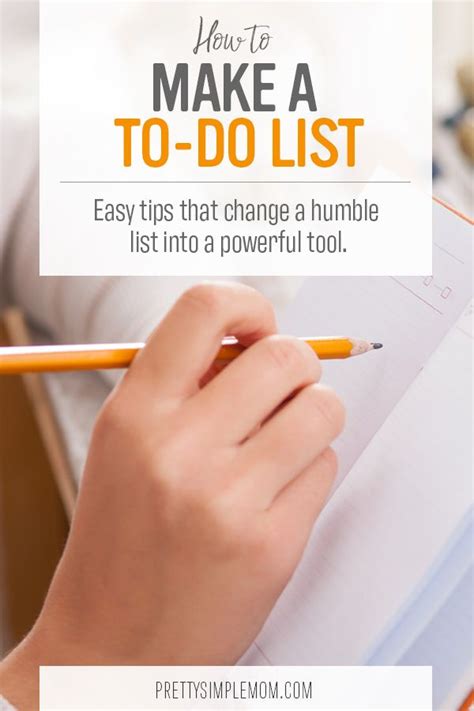 How To Make A To Do List That Actually Helps You Get More Done To Do